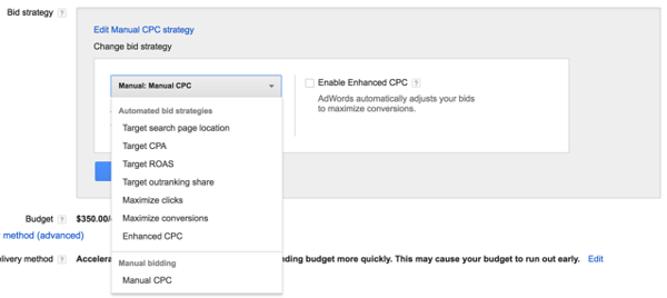 Ad Bid Strategy
