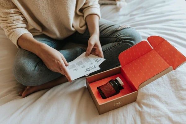 Deliver notes with products