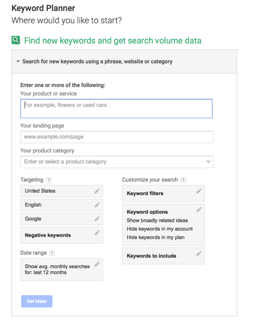 Keyword Research