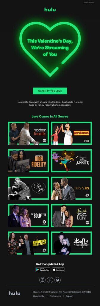 Valentines Day Email Marketing