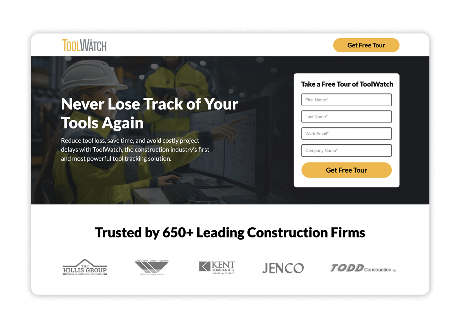 SaaS Landing Page Design