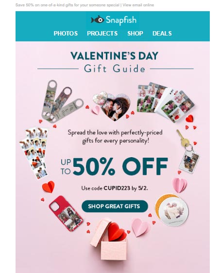 Valentines Day Email Marketing